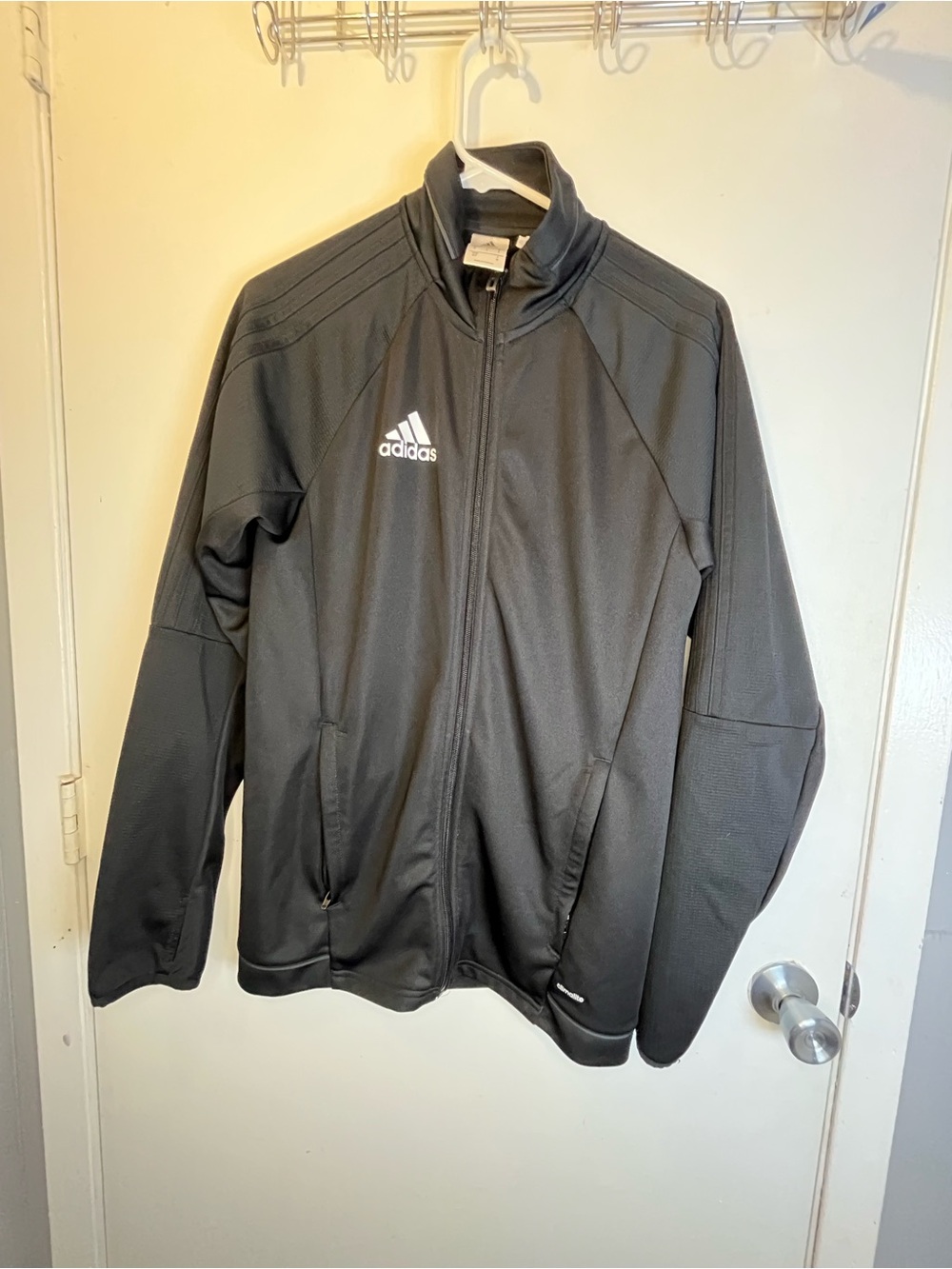 adidas Black Full-Zip Performance Jacket